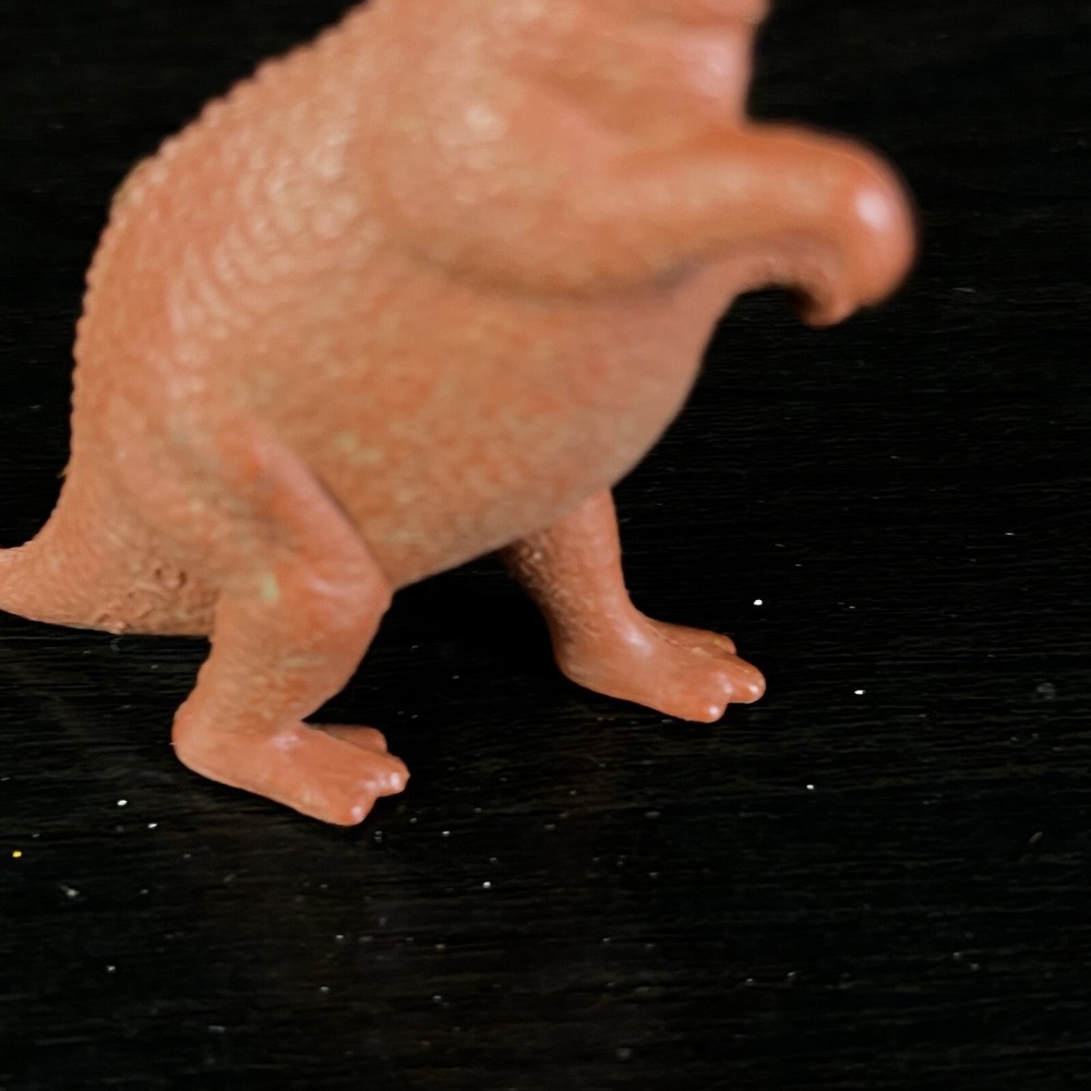 Vintage Nabisco Premium MPC Brown T Rex Plastic Dinosaur Figure