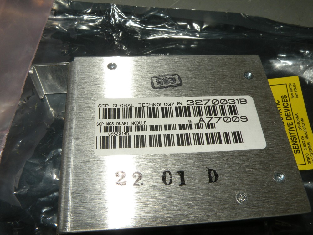 SCP Global Technology MCS Comm Module Assy Controller 3270031B-00