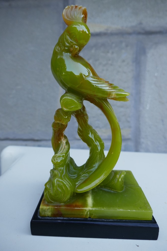 Resin parrot 1960 - Bird - shipping include