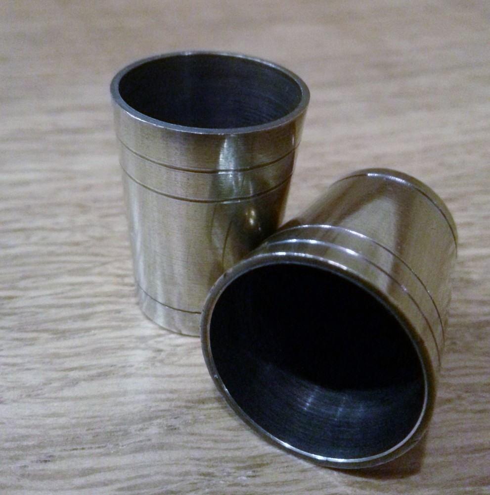 2 x SOLID BRASS 4mm BASE!! "ULTRA" FERRULES for WALKING STICK MAKING. 12 Sizes