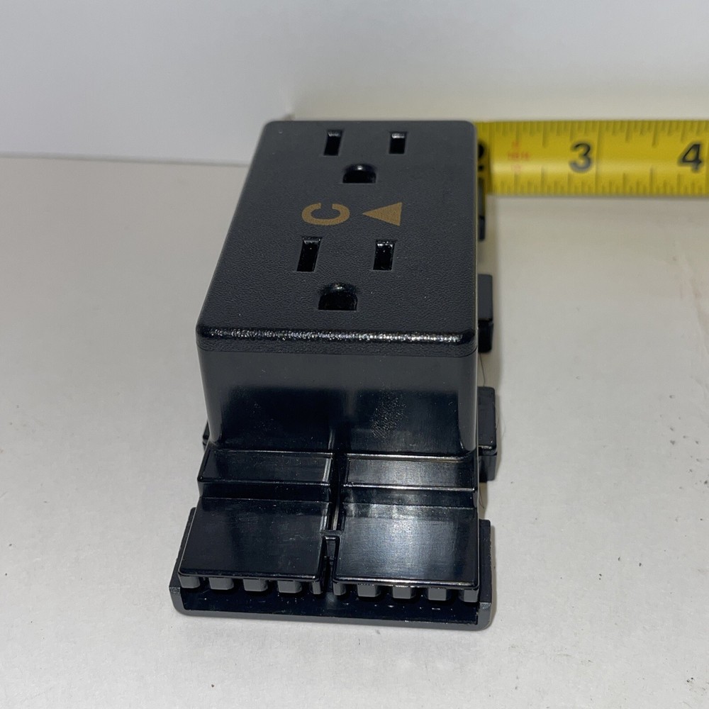 Herman Miller E1311.CI Receptacle Brown/gold C With Triangle On Face