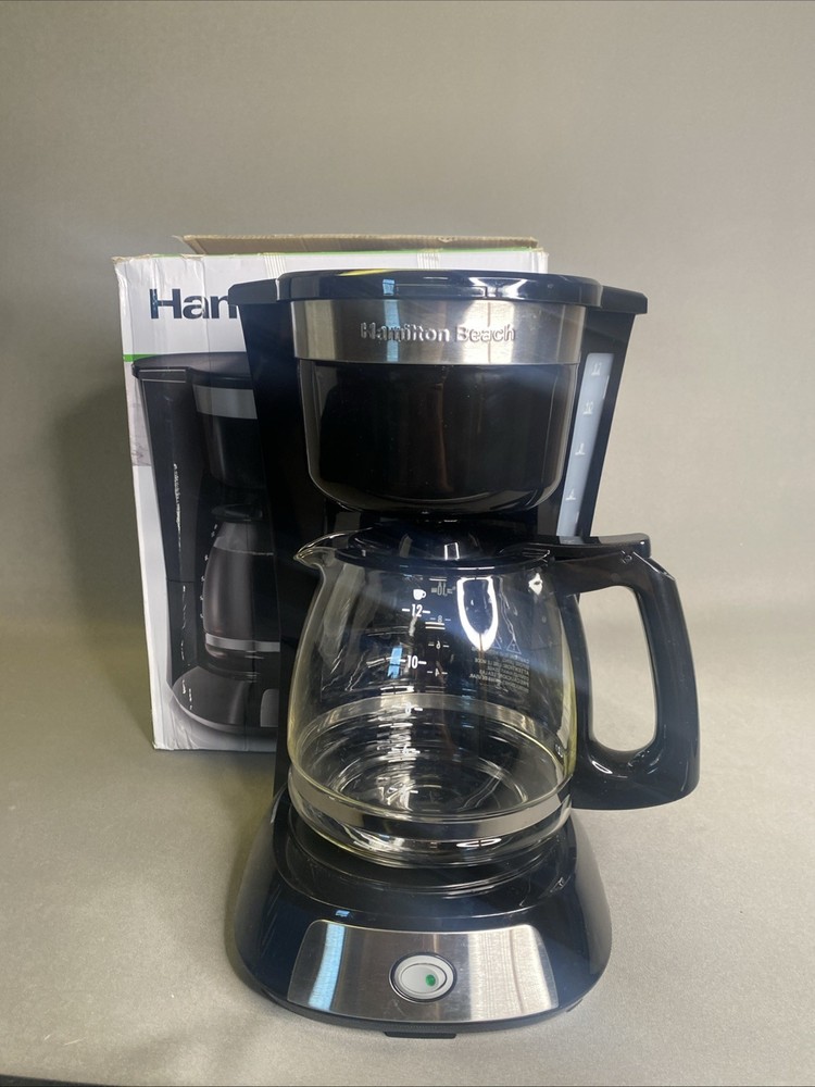 Hamilton Beach 12 Cup Programmable Coffee Maker - Black - 46290