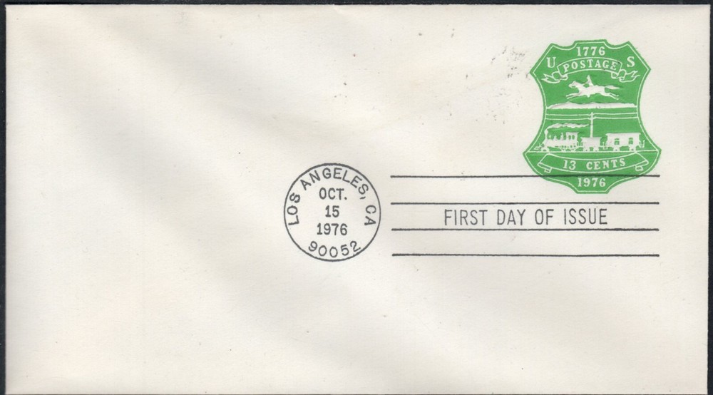 US Scott #U582 Centennial envelope, FDOI