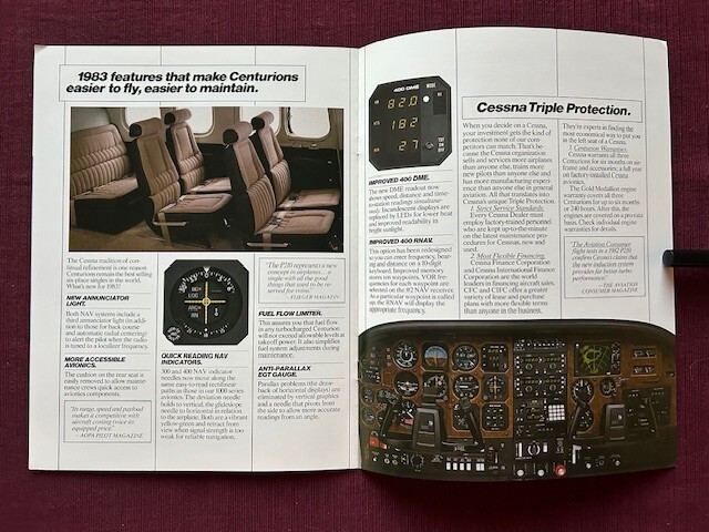Cessna Centurions 1983 Brochure