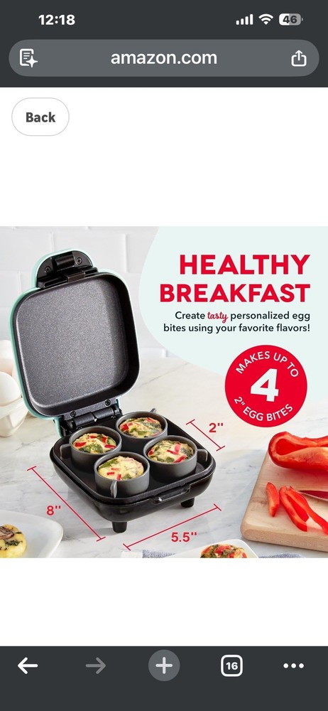 DASH Egg Bite Maker