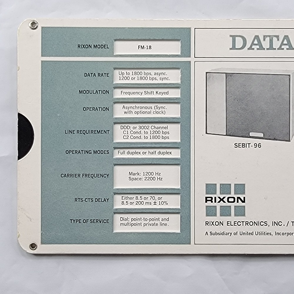 Rixon Data Set Selector Post Electronic Template Ohmite Little Devil Coder Vinta