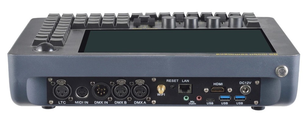 new mini command wing controller Q0 mobile command dmx console/touch screen+bag