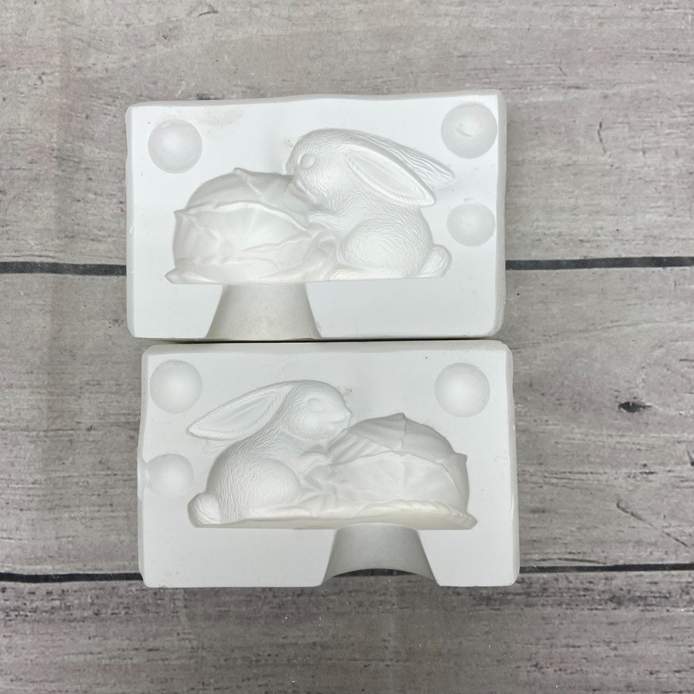 Weaver Ceramic Casting Mold Bunny and Cabbage #56