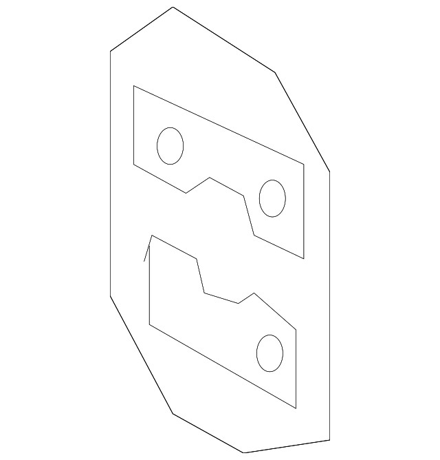 Genuine GM Driver Side Frame Rail End 84461489