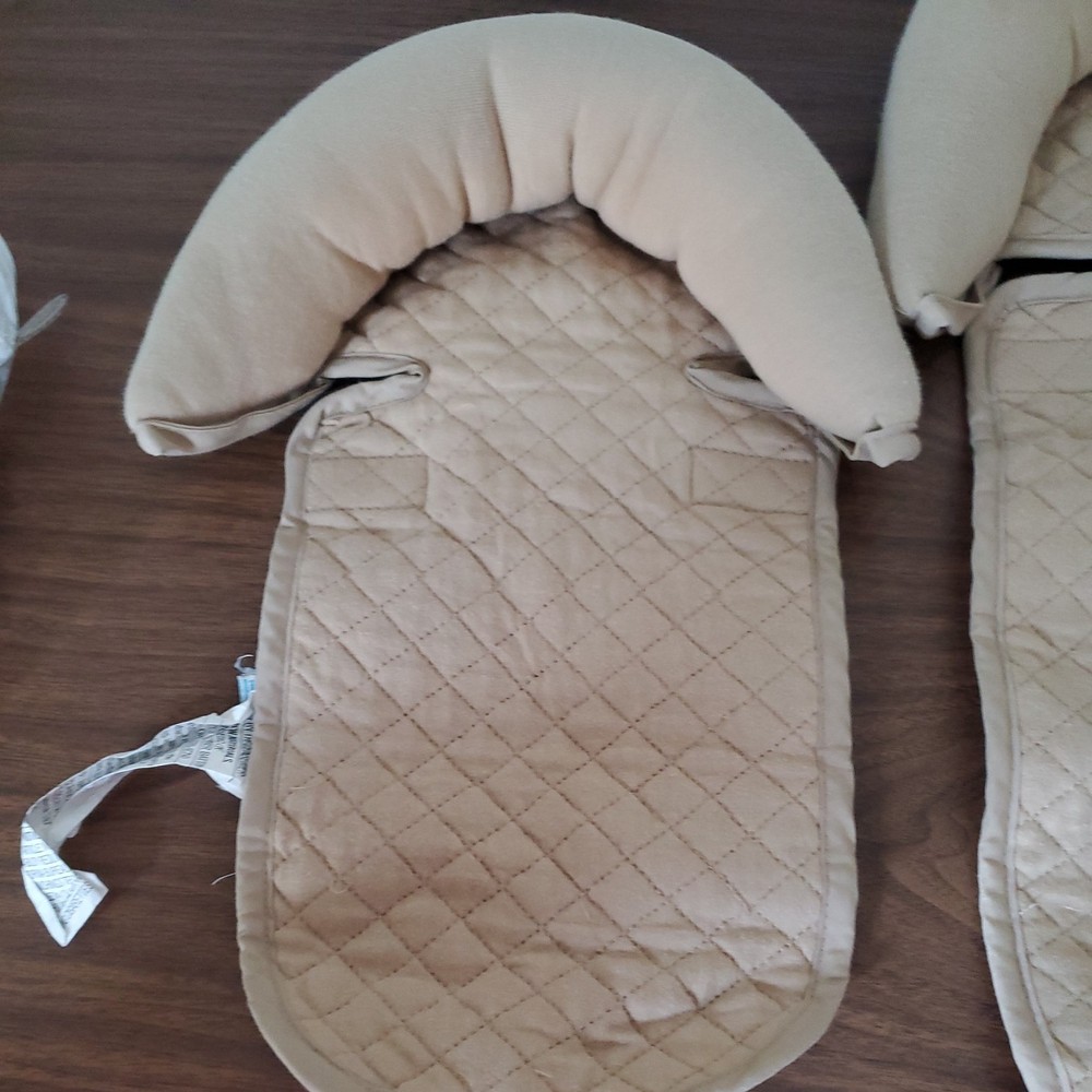 Double Headrest Support For Baby - beige