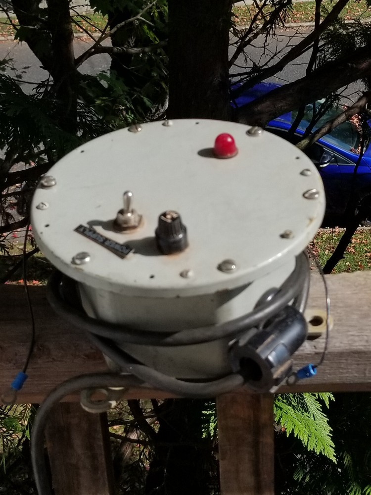 NAVAL SHIP WALL MOUNT ELECTRIC POWER SUPPLY 7.75" DIAMETER