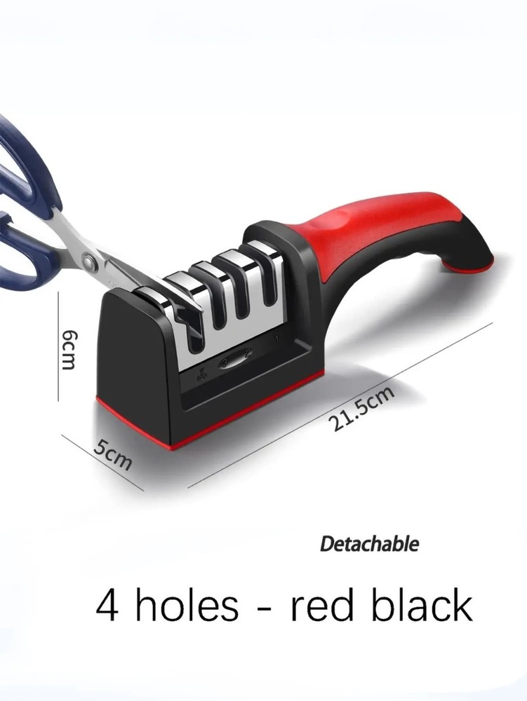 Knife Sharpener Handheld Multi-function 3 Stages Type Quick Sharpening Tool