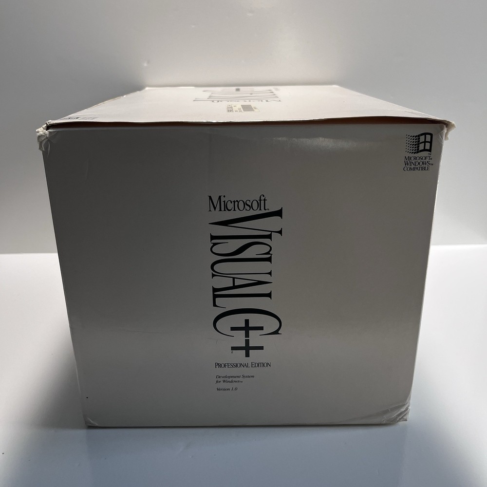 1993 MICROSOFT VISUAL C++ PROFESSIONAL EDITION BOOK SET SEALED DISKS