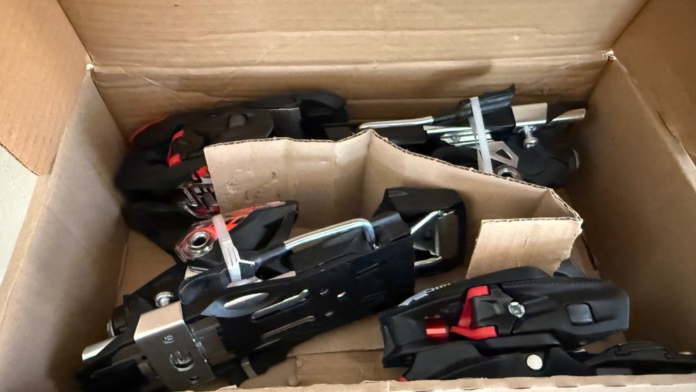 Marker XComp 12 Black/Flo Red Ski Bindings 2021 6820U1MS