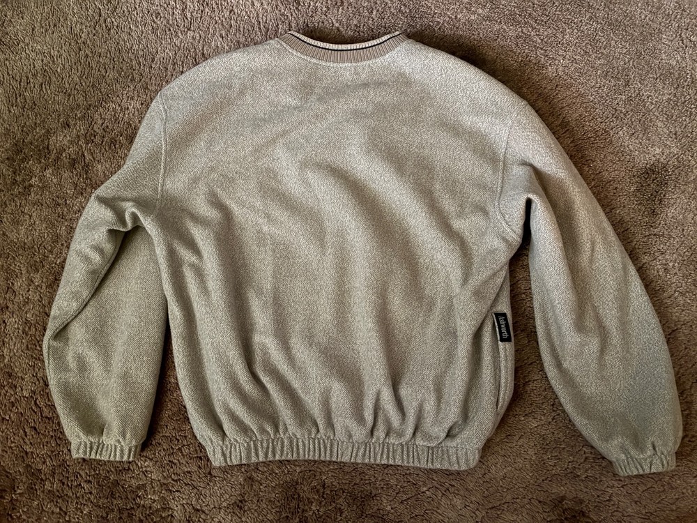Ashworth Weather Systems water/wind resistant v-neck pullover-large