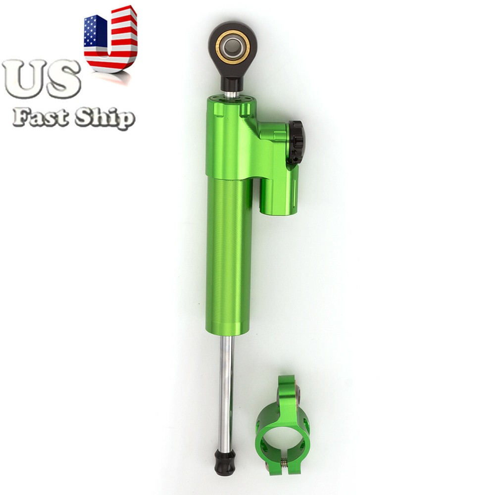355mm Universal Steering Damper Linear Stabilizer Reversed Control Aluminum CNC