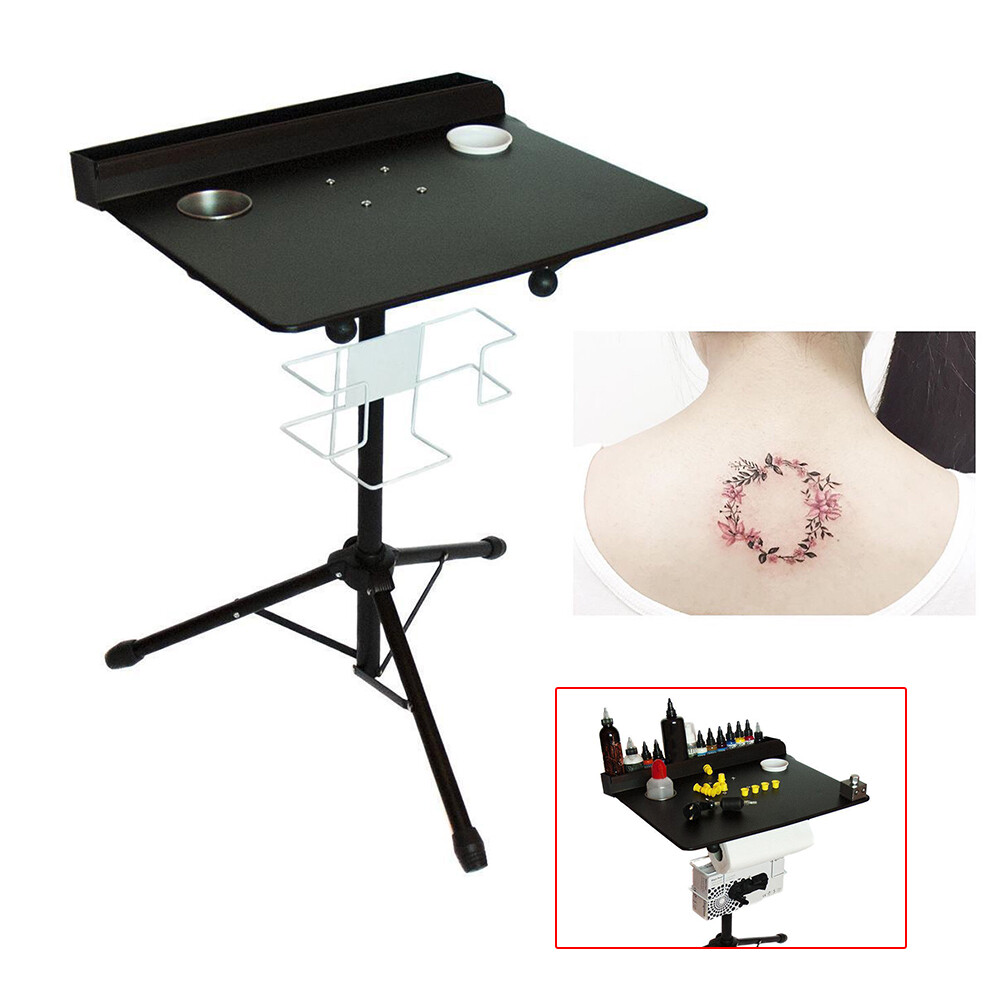 Adjustable Tattoo Workstation Table Portable Tattoo Workbench