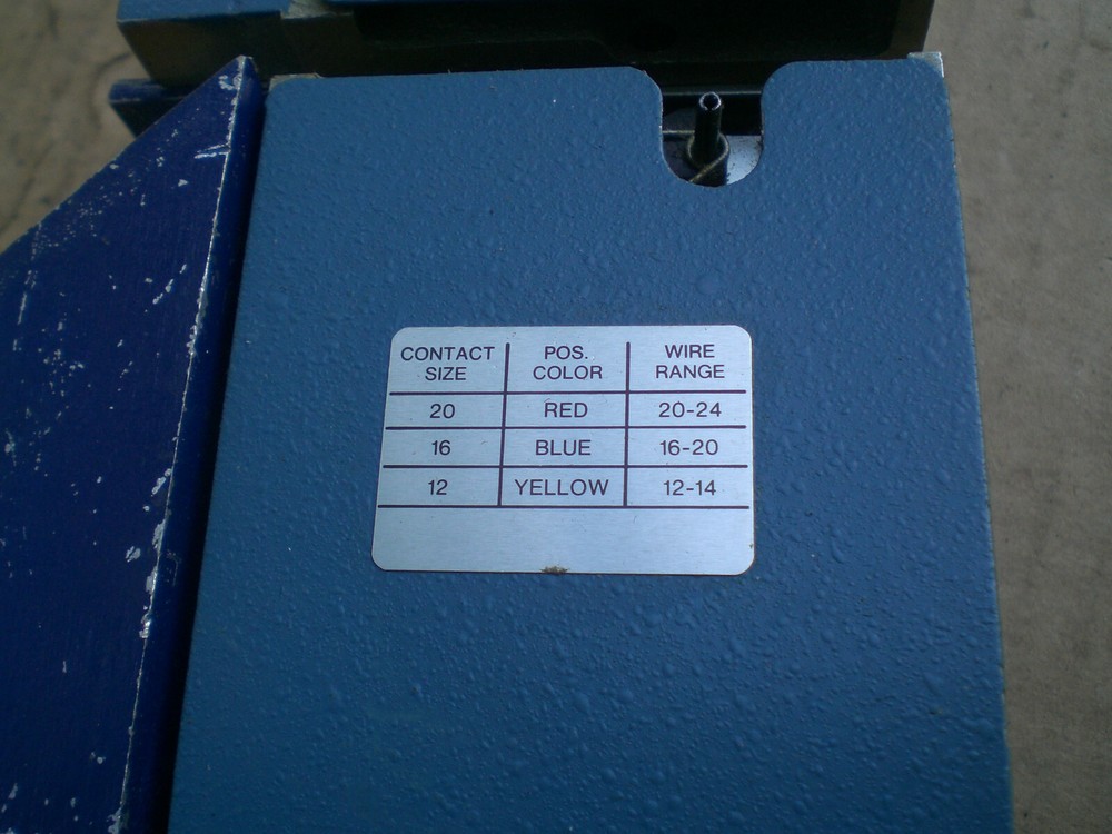 Winchester Electronics pneumatic terminal crimper