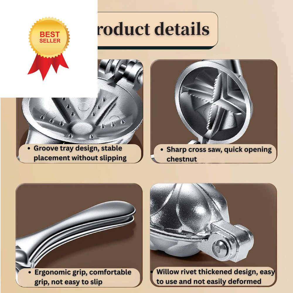 Chestnut Cutter Tool, Nut Cracker with Opener