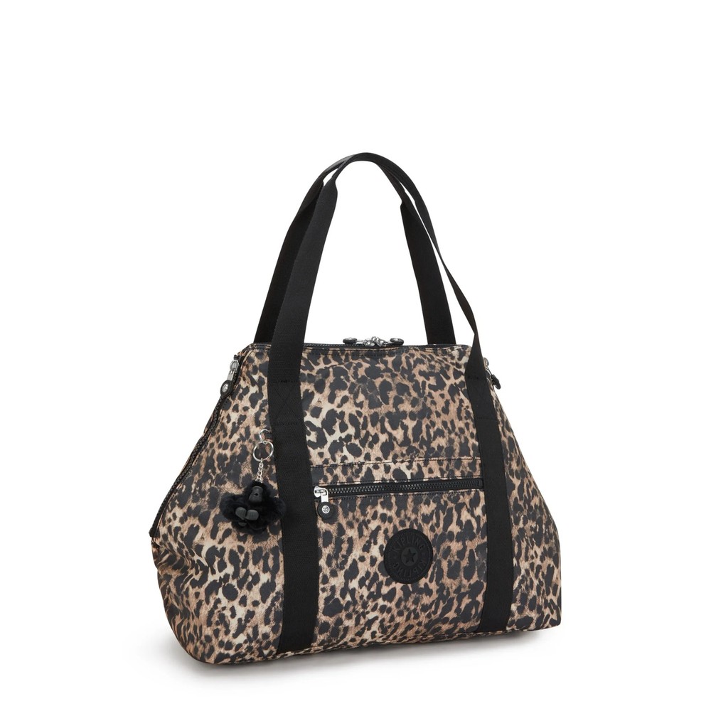 Kipling Art Medium Printed Tote Bag