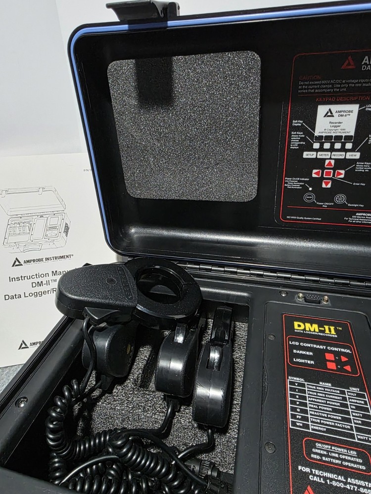 AMPROBE DM-II DATA LOGGER RECORDER Tested ,Working