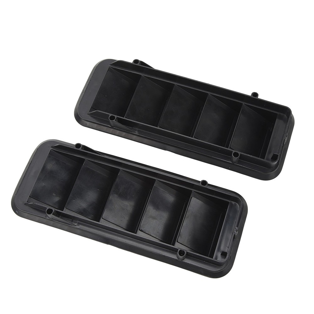 2pcs Back Panel Air Vent Relief Grille Durable Replacement For Chevy Silver COHM