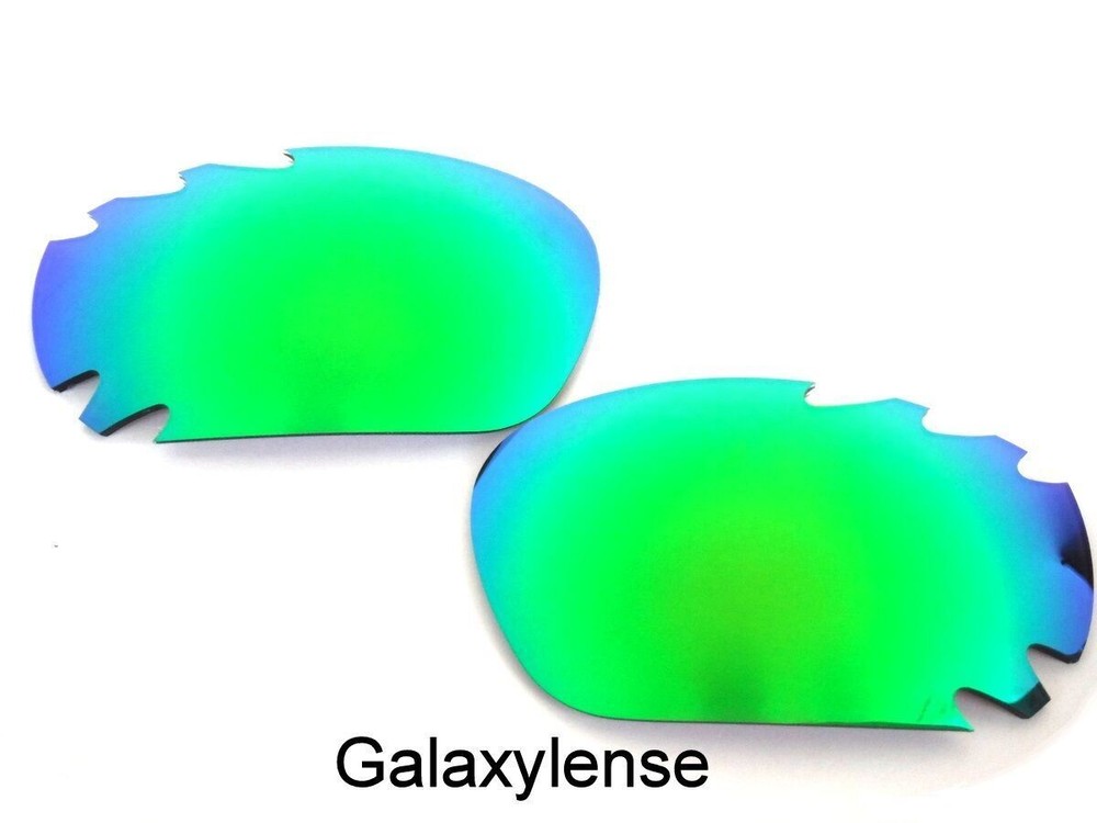 Galaxy Replacement Lenses for Oakley Racing Jacket Emerald Green Polarized