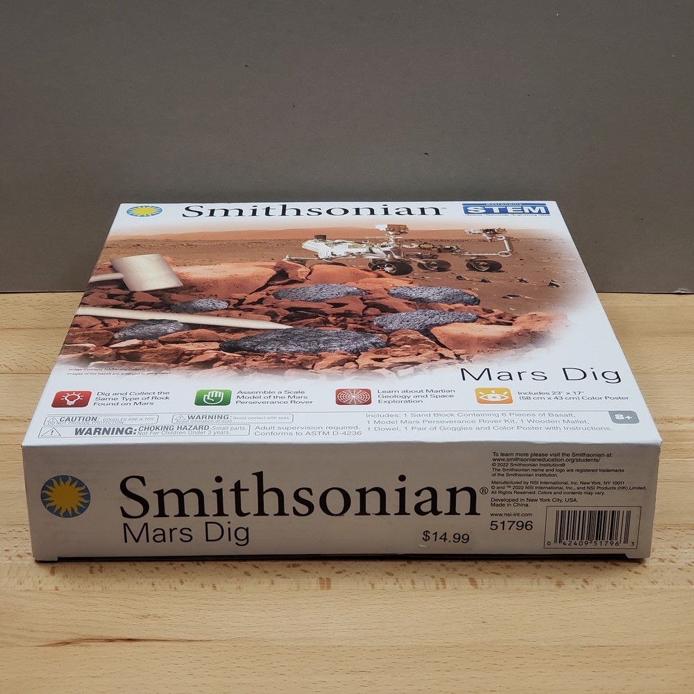 Smithsonian STEM Mars Dig Science Geology Space Exploration
