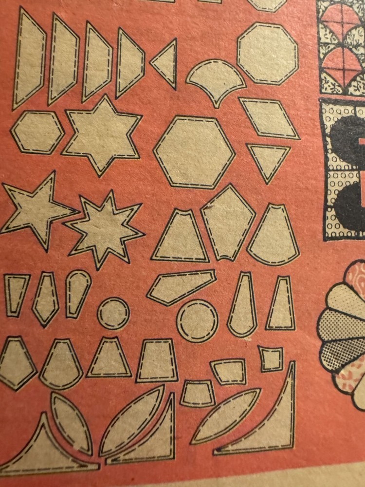 Quilting Templates Vintage Multi-Stamp Transfer Pattern 76 Designs 770 UC 1970s