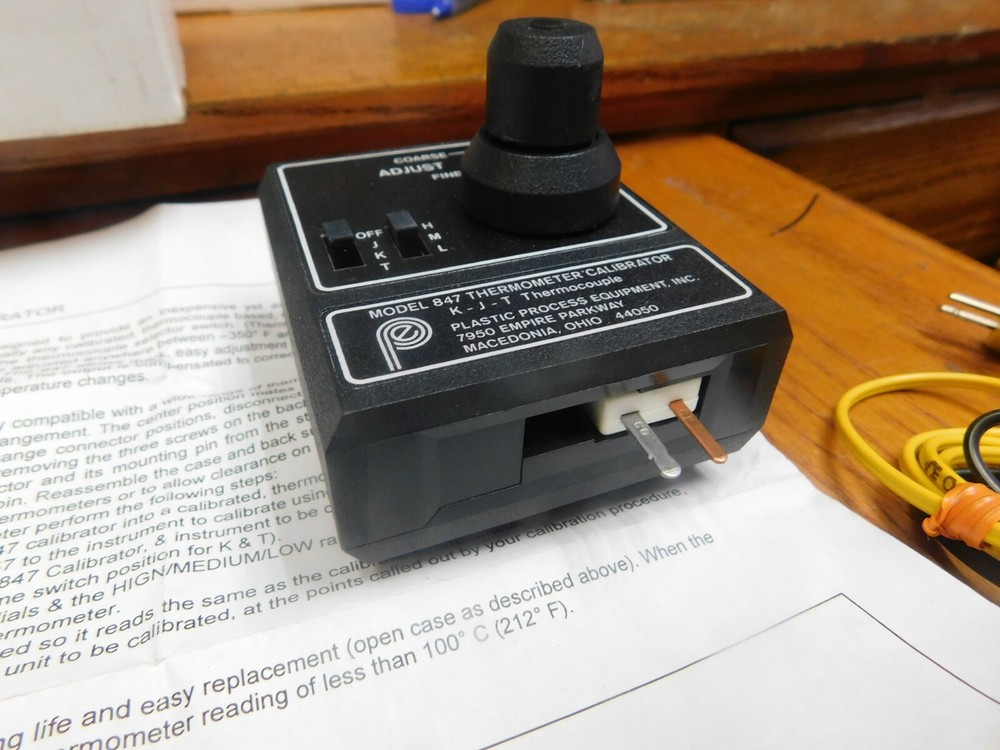 Plastic Process Equipment 847 Thermometer Calibrator