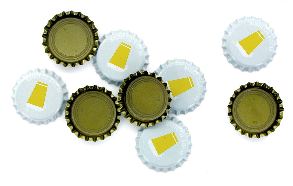 Crown Caps With Oxy-Liner - Case of 10,000 Caps Cold Activated Design