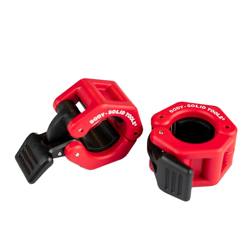 Body-Solid Tools 1inch Lock-Jaw Collar Pair