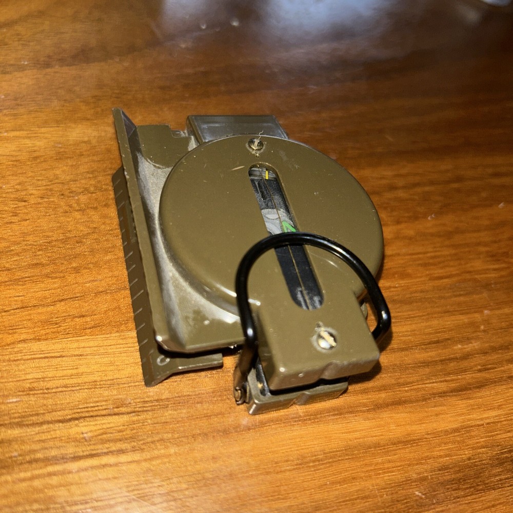 Compass Foldable in Closed Metal Case Camping Accessory Original