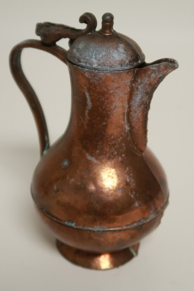Small Pitcher 4.5" Tall Artistic Bronze Colored Decorative