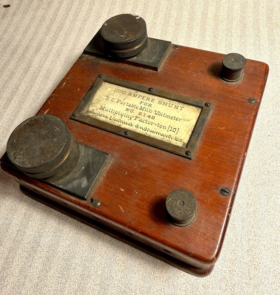 Antique Keystone Electrical Shunt 1000 Amp