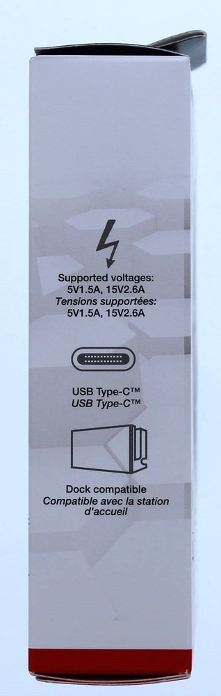 Nyko AC Rapid Charging USB-C Power Cord for Switch