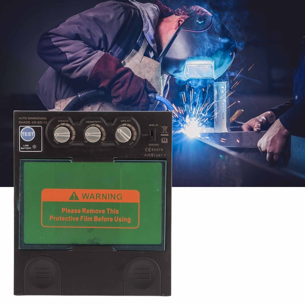 Welding Lens Solar Automatic LCD Dimming Shade Horizontal Power Electronic Tool
