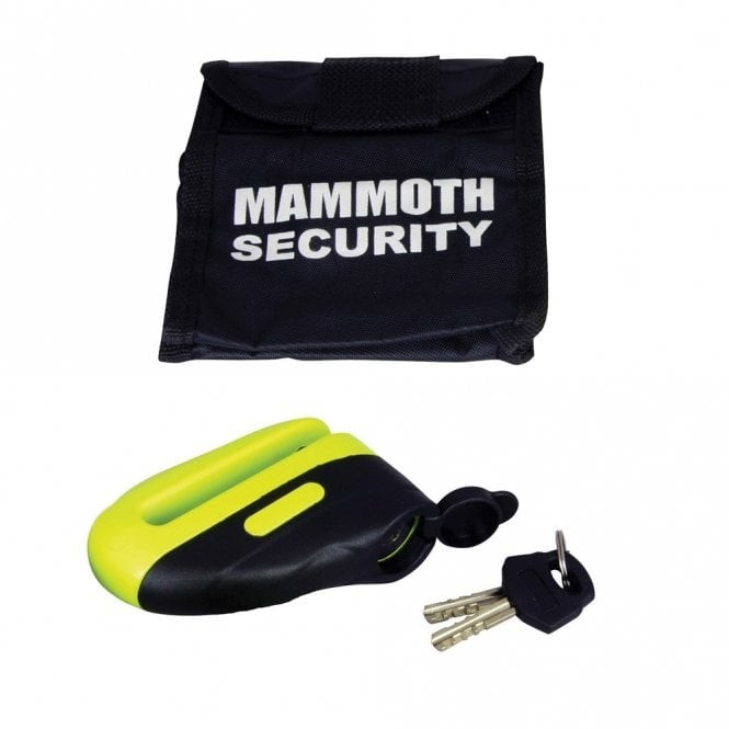 Mammoth (Security) Disc Lock - Blast 10mm Pin (Yellow)