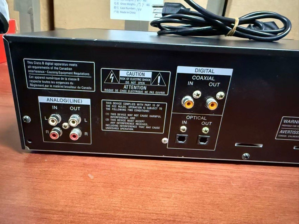 SONY DTC-A6 DAT DIGITAL AUDIO TAPE DECK