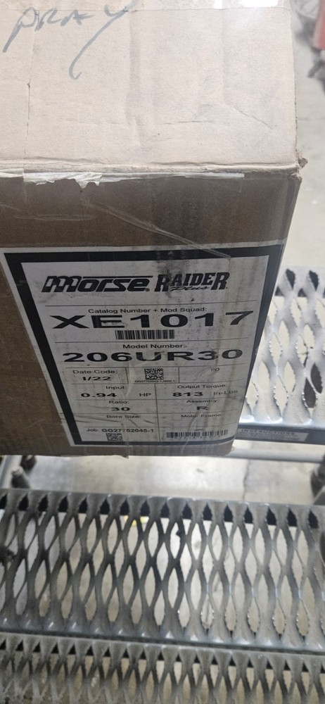 Morse Raider Worm Gear Reducer 206UR30