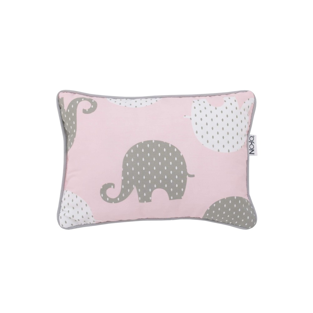 NOJO Dreamer - Pink/Grey Elephant 8 Piece Comforter Set