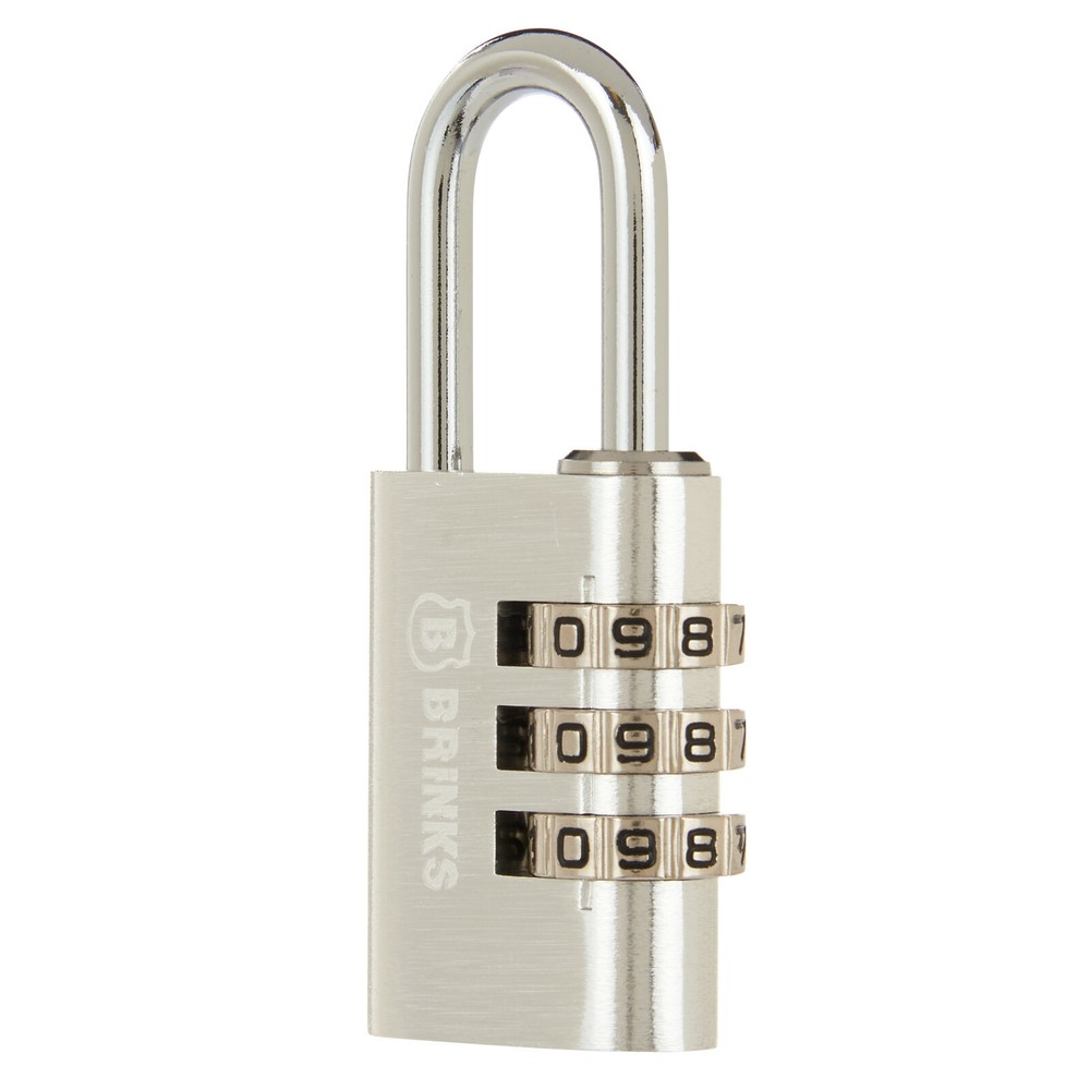 Brink's COMBO 3-DIAL COMBINATION RESETTABLE PADLOCK 30mm STANDARD SECURITY HQ