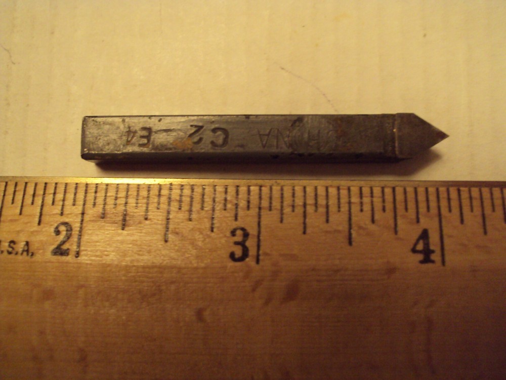E4 C2 brazed carbide lathe tool 1/4" square