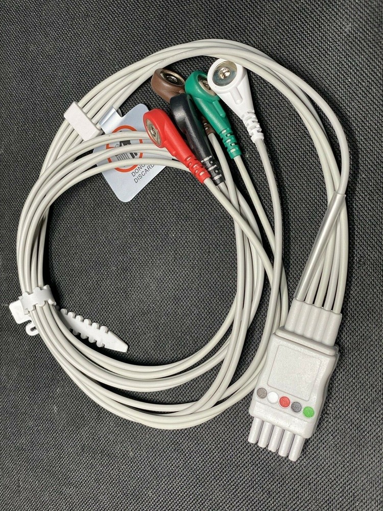 Mindray BeneVision TD60 Telemetry w/ Spo2 + 5 Lead ECG Cables