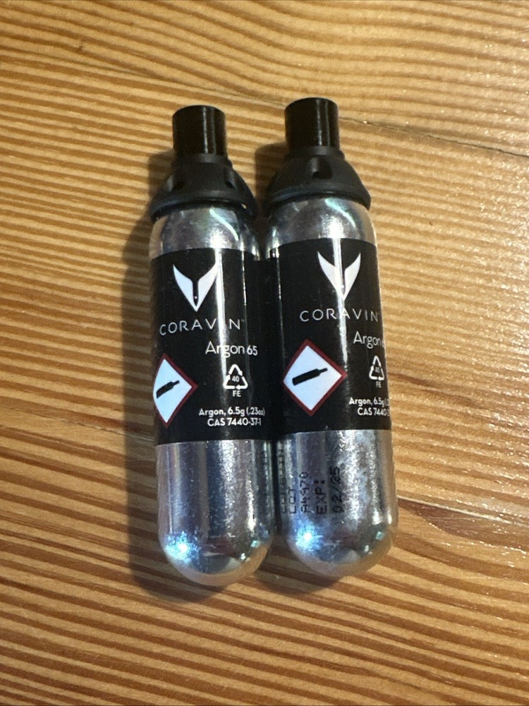 Coravin 410002 Argon Gas Capsules - 2 Pack