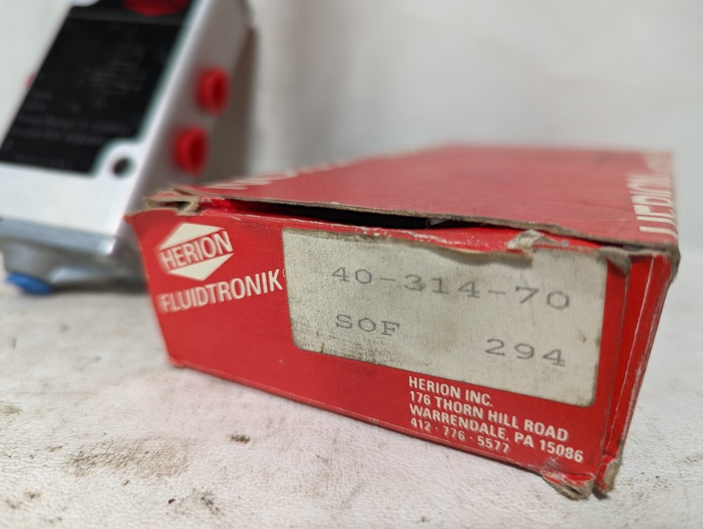Herion 40-314-70, SOF294 air pilot valve