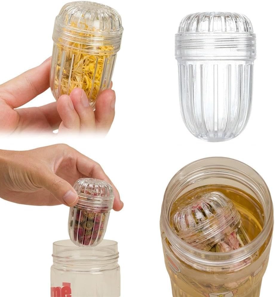 1Pc Clear Tea Infuser Ball,Plastic Mesh Tea Ball, Tea Infuser Strainer Filter...