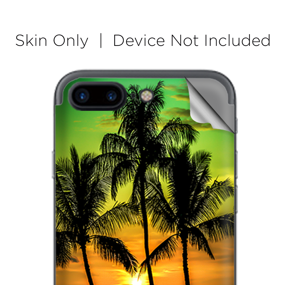 Apple iPhone 7 / 8 Plus Skins Decal Wrap Sunset Palm Trees Ocean