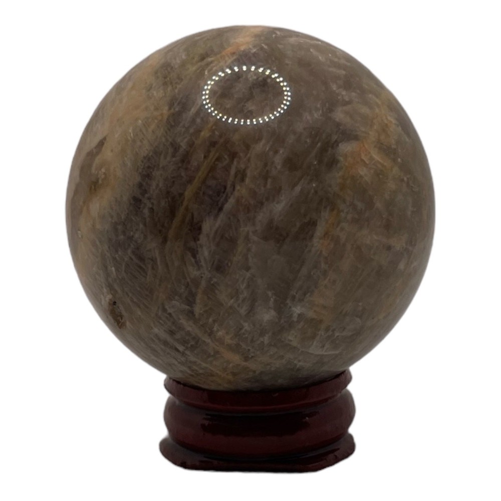 Blue Flash Moonstone Sphere