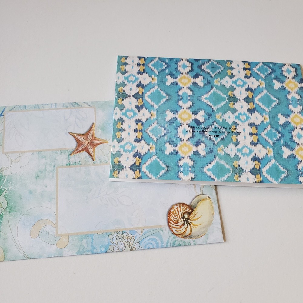 Greeting Card Blank Note Card Thank You Seashells